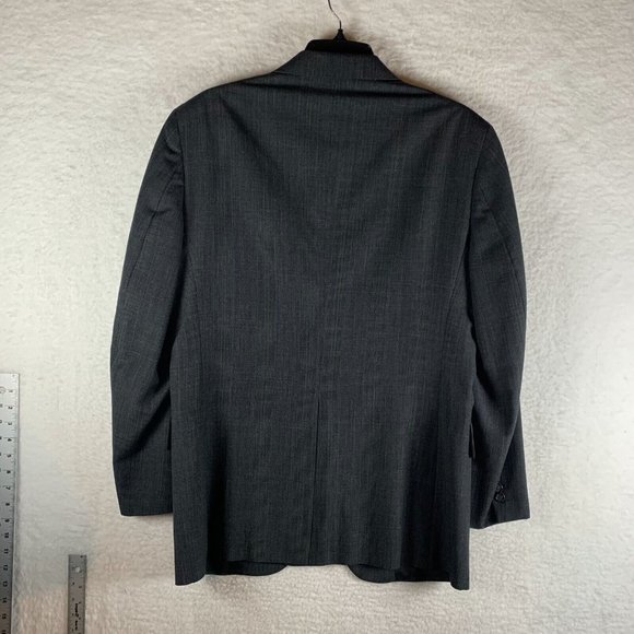 JoS. A Bank Executive Collection Blazer Jacket Mens 38 Gray Wool Single Breasted - Picture 2 of 12